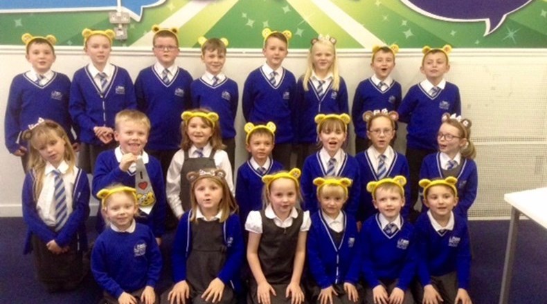 Browney shows support for Children in Need
