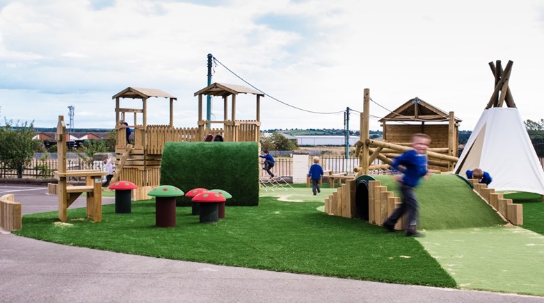  Children thrilled as exciting new ‘Woodland Village’ playground unveiled