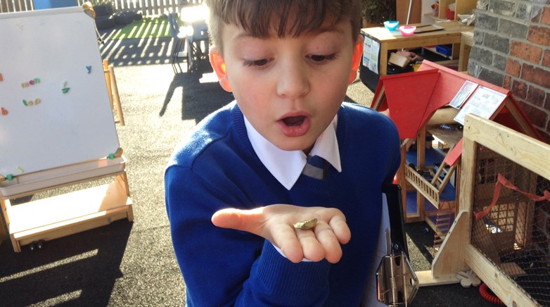 Year 4 and 5 discover treasure! 