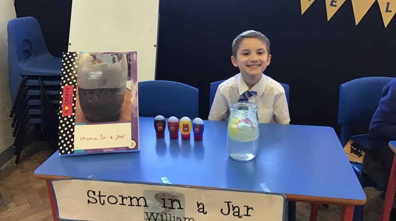Science Fair Storm in a jar
