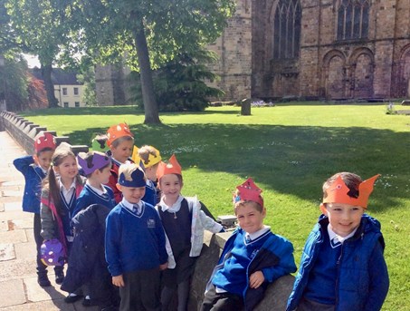Royal Reception class visit Durham Castle