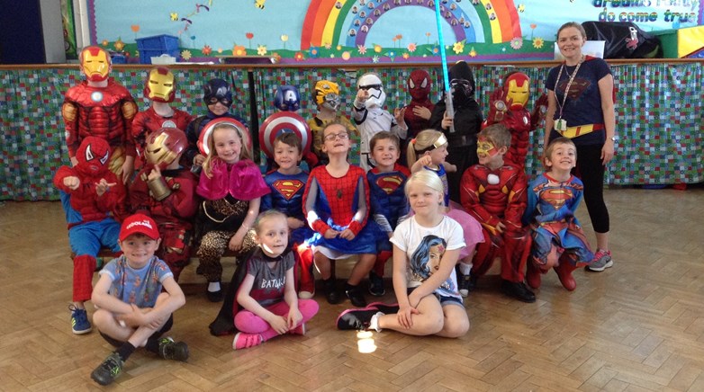Year 1 and 2 superhero day