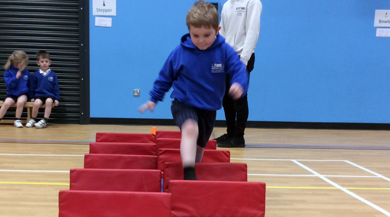 Reception attend agility training