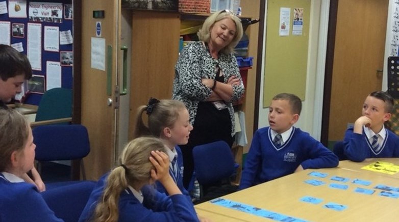 Pupils learn about rights at Diamond Hall