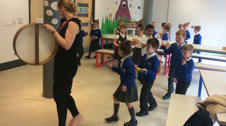 Reception visit Seven Stories