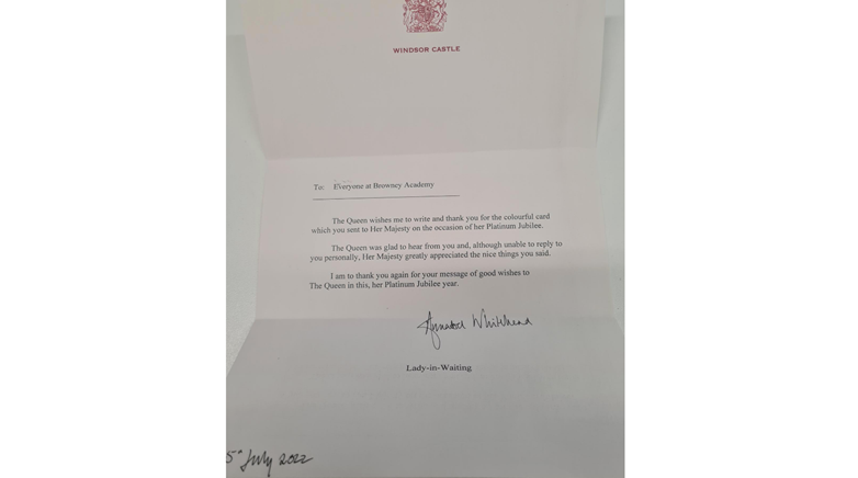 Jubilee card