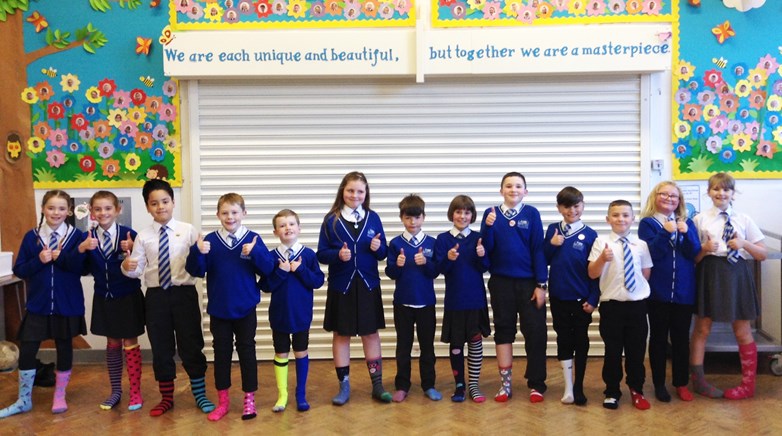 We rock odd socks! 