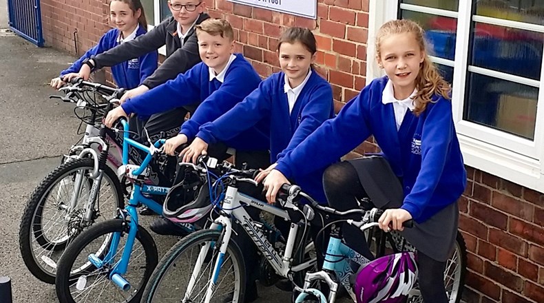 Brilliant bikers at Browney