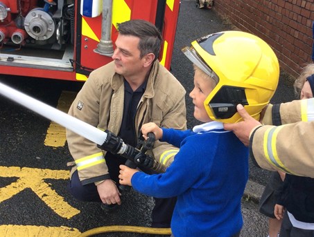 Firefighter training