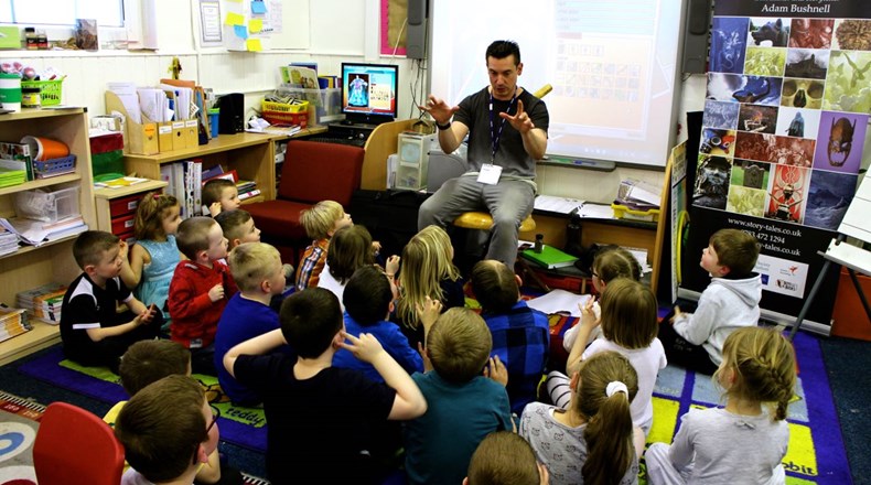 Adam Bushnell visits Browney Academy