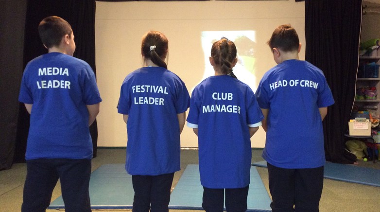 School sports organising crew 