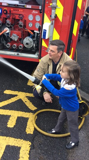 Firefighter training