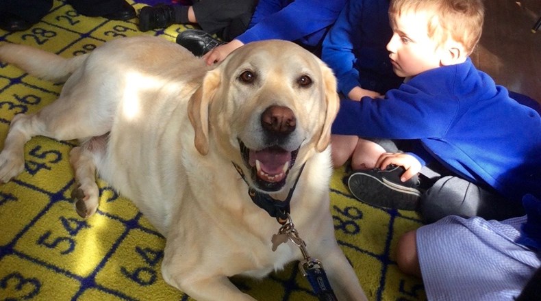 Coby is a big hit at Browney