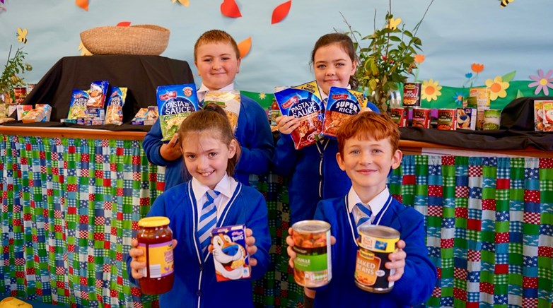 Harvest festival assembly