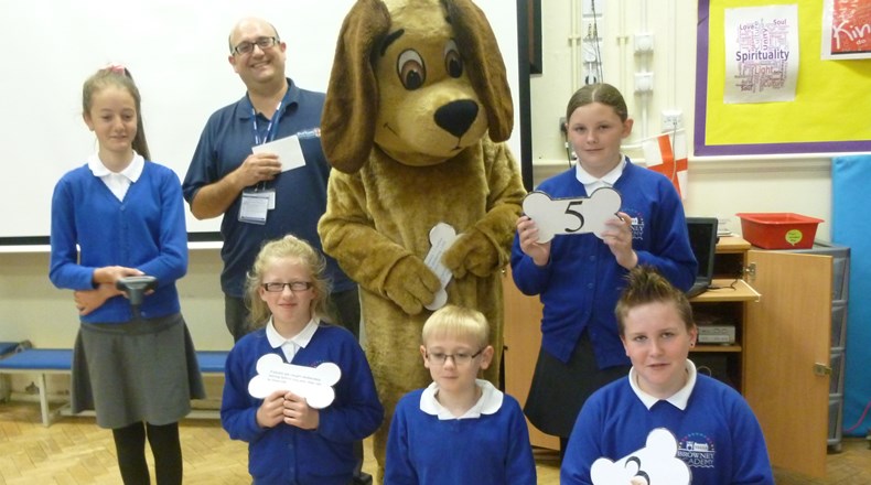 Scoop Dog at Browney Academy