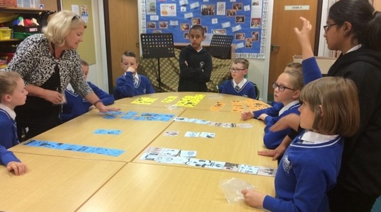 Pupils learn about rights at Diamond Hall