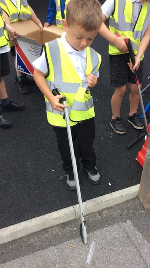 Reception get serious about litter and recycling