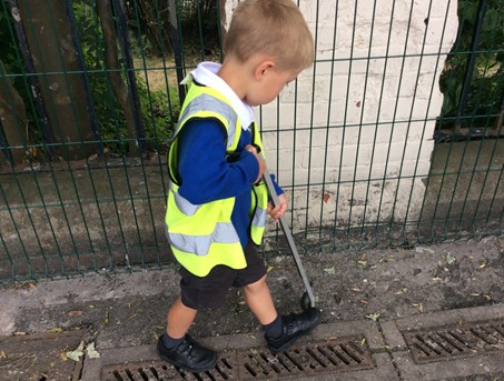 Reception get serious about litter and recycling