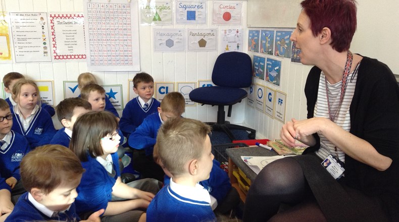 School Nurse visits Browney