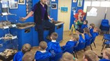 Reception Blue Reef Aquarium visit