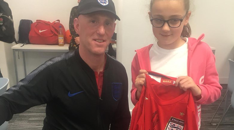 Olivia attends England Talent Day