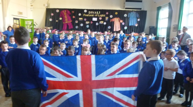 Browney learns about Britishness
