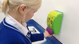 School Nurse visits Browney