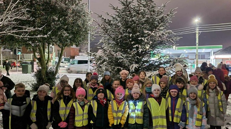 Christmas tree switch on