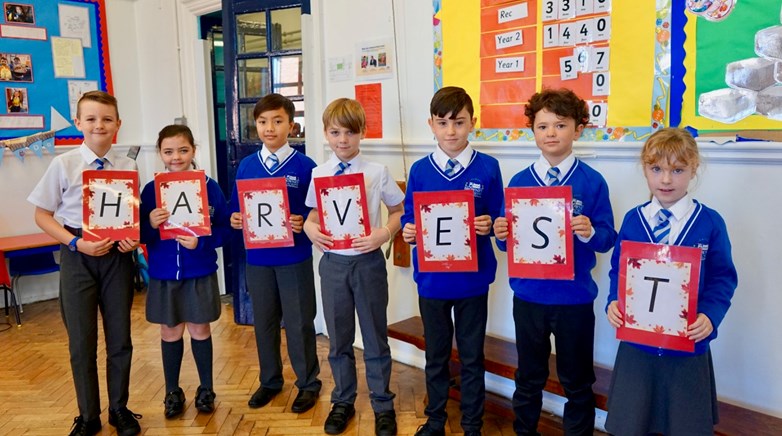 Harvest festival assembly